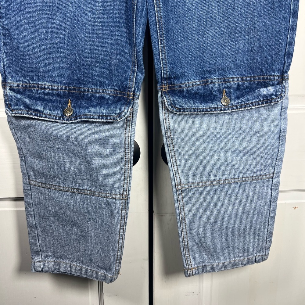 KanCan Two Tone Denim Jeans Pristine Condition Multi Pocket Design Size 8 - Picture 2 of 6